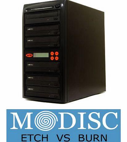 Systor 1 to 5 M-Disc 24X CD / DVD Multi Target Duplicator Tower