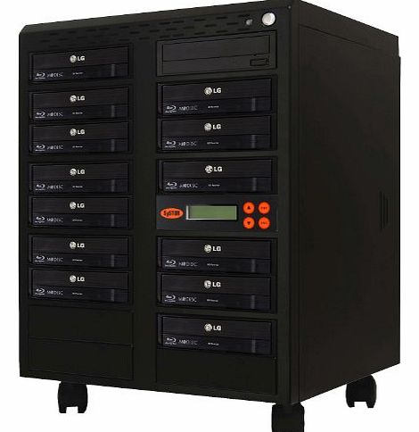 Systor 1 to 13 Blu-ray 16X BD BDXL Mdisc CD DVD Duplicator with FREE USB Connection (40 Value)