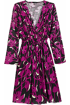 T-Bags Leaf and twig print top