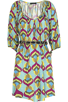 Printed tunic dress