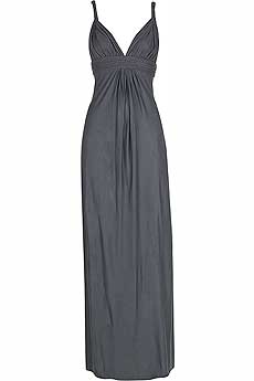Twisted strap maxi dress