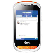 LG Cookie Style T310 White / Orange