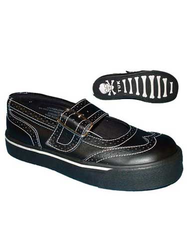T.U.K. - Mary Jane Brogue - Black