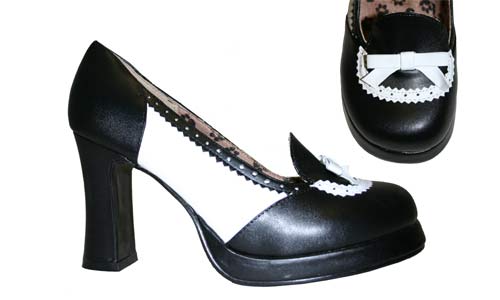 T.U.K. - Mid Spector - Black/White