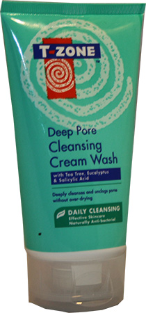 t-zone Deep Pore Cleansing Cream Wash 150ml