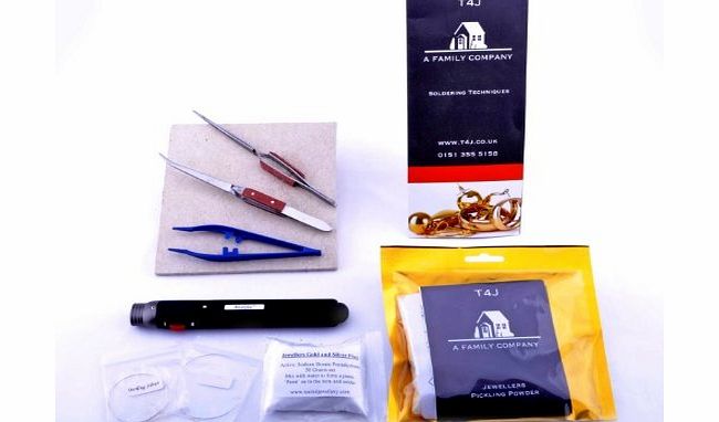 T4J -SILVER Premium Soldering Kit amp; Pickle Mat Tweezers