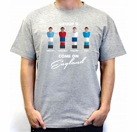 Table Football Group England Grey T-Shirt Large ZT