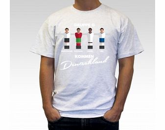 Table Football Group Germany Ash Grey T-Shirt