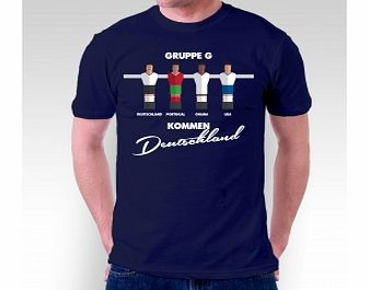 Table Football Group Germany Navy T-Shirt Medium