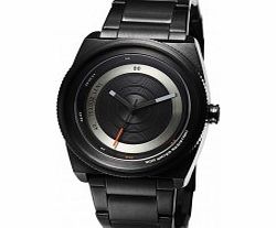 Tacs Lens-M All Black Steel Watch