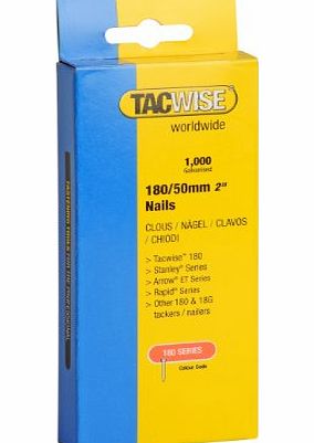 Tacwise 180 Type 50mm Heavy Duty Nails (1000 Pieces)