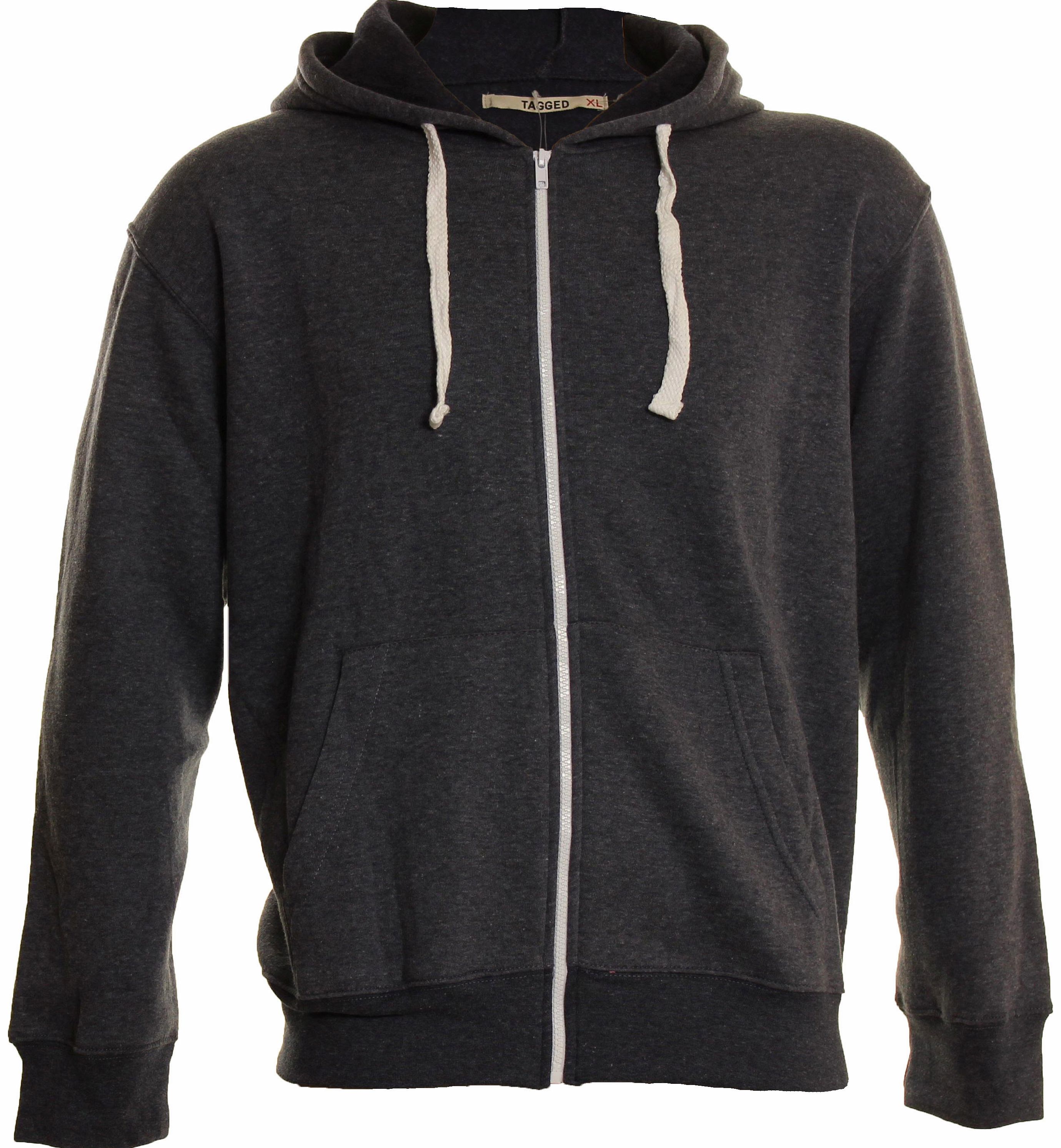 Tagged Mens Chunky Zip Hoody