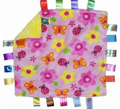 Taggies - Baby Security Blanket - Pink Butterflies