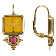 Tagliamonte Classics Collection - Ruby and 18K Gold Earrings