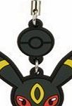 Takara Tomy Pokemon Face Swing Strap Rubber Charm Tomy - Umbreon
