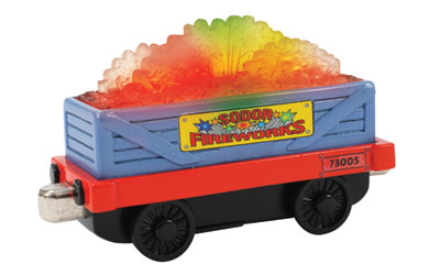 take along thomas and Friends - Lights and Sounds Fireworks Car