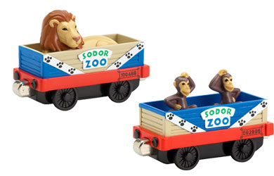 take along thomas Zoo Animals Cars 2 Pack