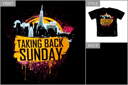Taking Back Sunday (City Splat) T-shirt