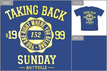Taking Back Sunday (College) T-shirt
