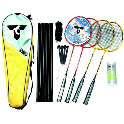 Talbot Torro Sportline Attacker 4 Player Badminton Set