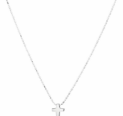 Tales From The Earth Cross Necklace, Silver