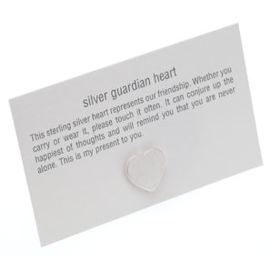 Tales from the Earth Guardian Heart Keepsake, Sterling Silver