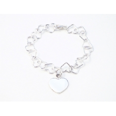 Tales from the Earth Linked Heart Bracelet