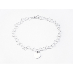 Tales from the Earth Linked Heart Necklace