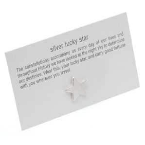 Tales from the Earth Lucky Star Keepsake, Sterling Silver
