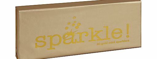 Talking Tables Sparklers, Pack of 20, Gold