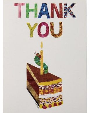 Talking Tables The Very Hungry Caterpillar Happy Birthday Thank You Cards, Pack of 10
