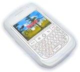 Talkline Sales FoneM8 - Blackberry Curve 8900 Silicone Skin Case - White - Lifetime Warranty