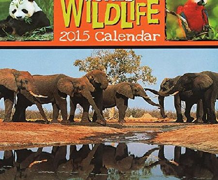 Tallon World Wildlife Calendar - World Wildlife 2015 Calendar Month To View With Postal Envelope