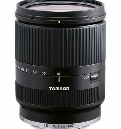 Tamron 18-200 mm VC Di III Lens For Canon EOS-M Cameras - Black