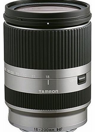 Tamron 18-200 mm VC Di III Lens For Canon EOS-M Cameras - Silver