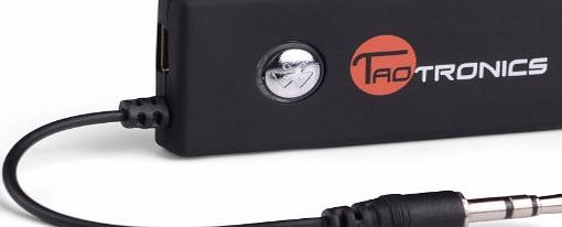 TaoTronics TT-BA01 Wireless Portable Bluetooth Stereo Music Transmitter (Not A Bluetooth Receiver) for 3.5mm Au