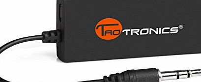 TaoTronics Wireless Portable Bluetooth Stereo Music Transmitter (Not A Bluetooth Receiver) for 3.5mm Audio Devices (iPod, MP3/MP4, TV,Media Players.etc)[Upgrade Version]