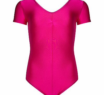 Tappers and Pointers Short Sleeve Ruched Leotard