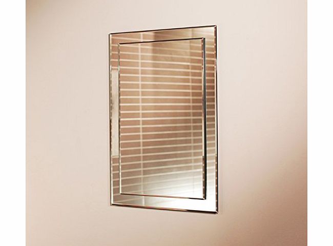 Taps UK 600 x 400 Wall Mounted Cloakroom Bathroom Mirror