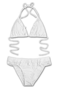 Tara Matthews Frill triangle bikini