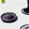 target Coasters: 80mm (d) x 30mm (h) - Violet