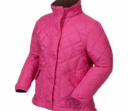 Molly Quilted Jacket for Girls (Jazzberry, 7-8 years)