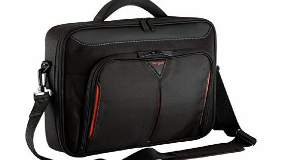 Targus CN415EU Classic  Clamshell Laptop Bag / Case fits 15.6 inch Laptops, Black