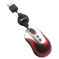 TARGUS Ultra-Notebook Mouse Red/Silver/5Btn