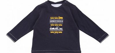 Tartine et Chocolat Oriental voyage printed T-shirt Navy blue `3