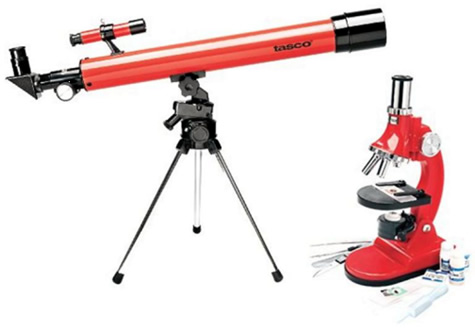 Tasco Telescope and Microscope Combo Set