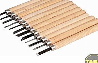 Task 12pce Wood Carving Set 135mm for Arts amp; Crafts 355059