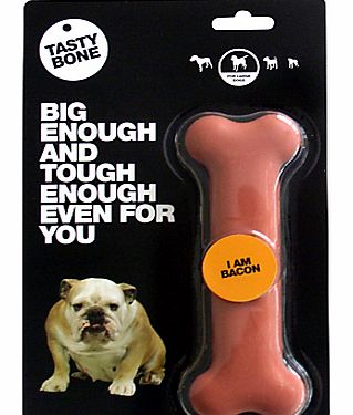 Tasty Bone Dog Toy, Bacon