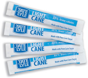 Tate and Lyle Light Cane Sweetener Sachet Made