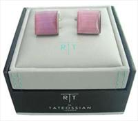 Tateossian RT Square Sushi Pink Cufflinks by